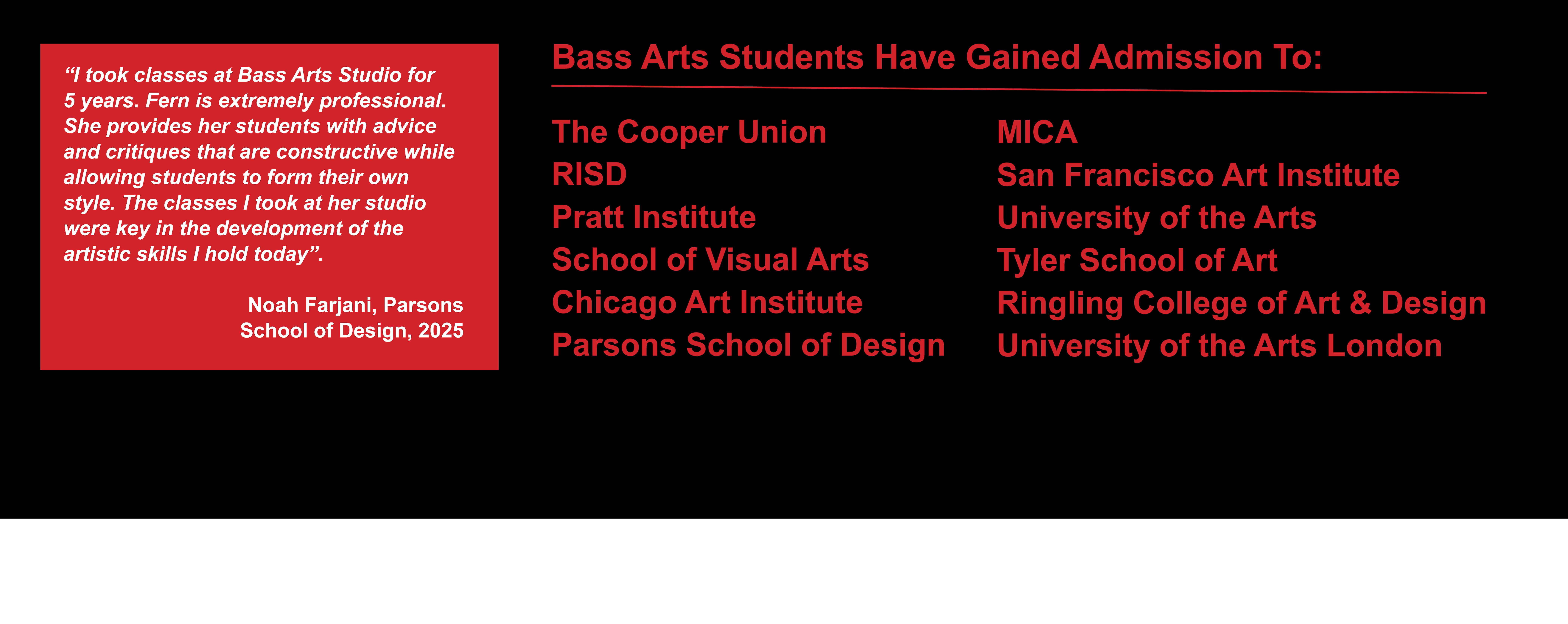Thumbnail for the post titled: Bass Arts Studio Develops Young Artists